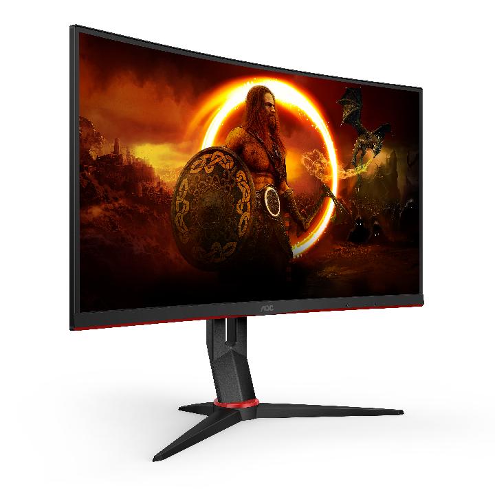 AOC G2 C24G2U/BK - 59.9 cm (23.6") - 1920 x 1080 pixels - Full HD - LED - 1 ms - Black - Red